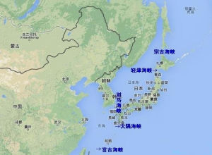 北纬41度30分经纬日本本州与北海道岛之间位置日本国家津轻海峡中文名