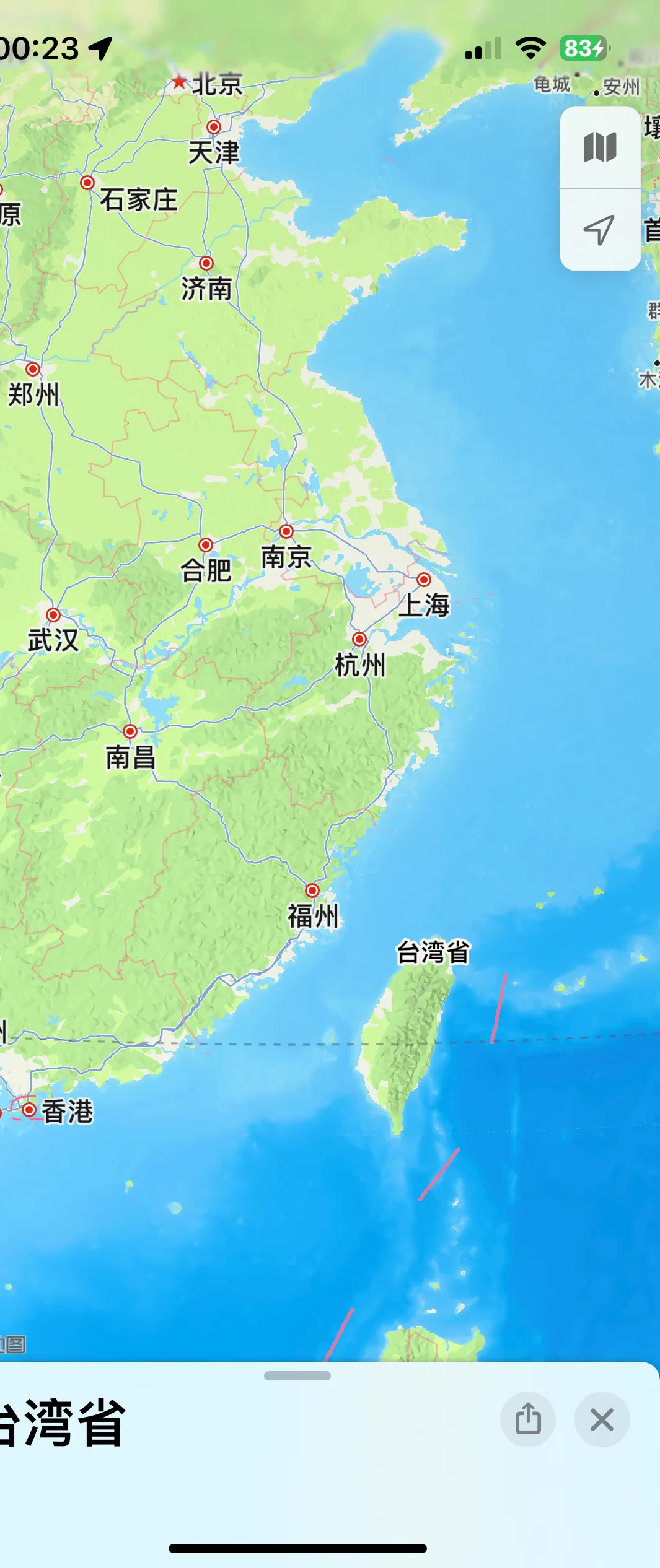 #不辜负每一份信任台湾回家吧#几分钟之前地图已经进行更新地图中华台北上台湾正式更