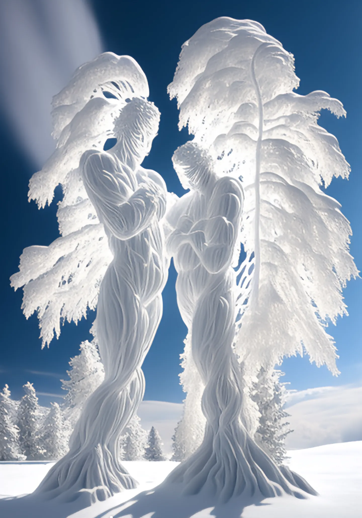这么美丽的雪景肯定分享给你们看啊！治愈系风景