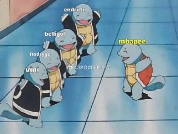 一张图表达皇马球员现在的情绪。#曝姆巴佩加盟皇马达协议##皇马#
