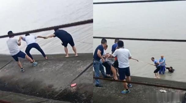 #19岁小伙救人溺亡获救者下跪致谢#默哀，人要有感恩之心