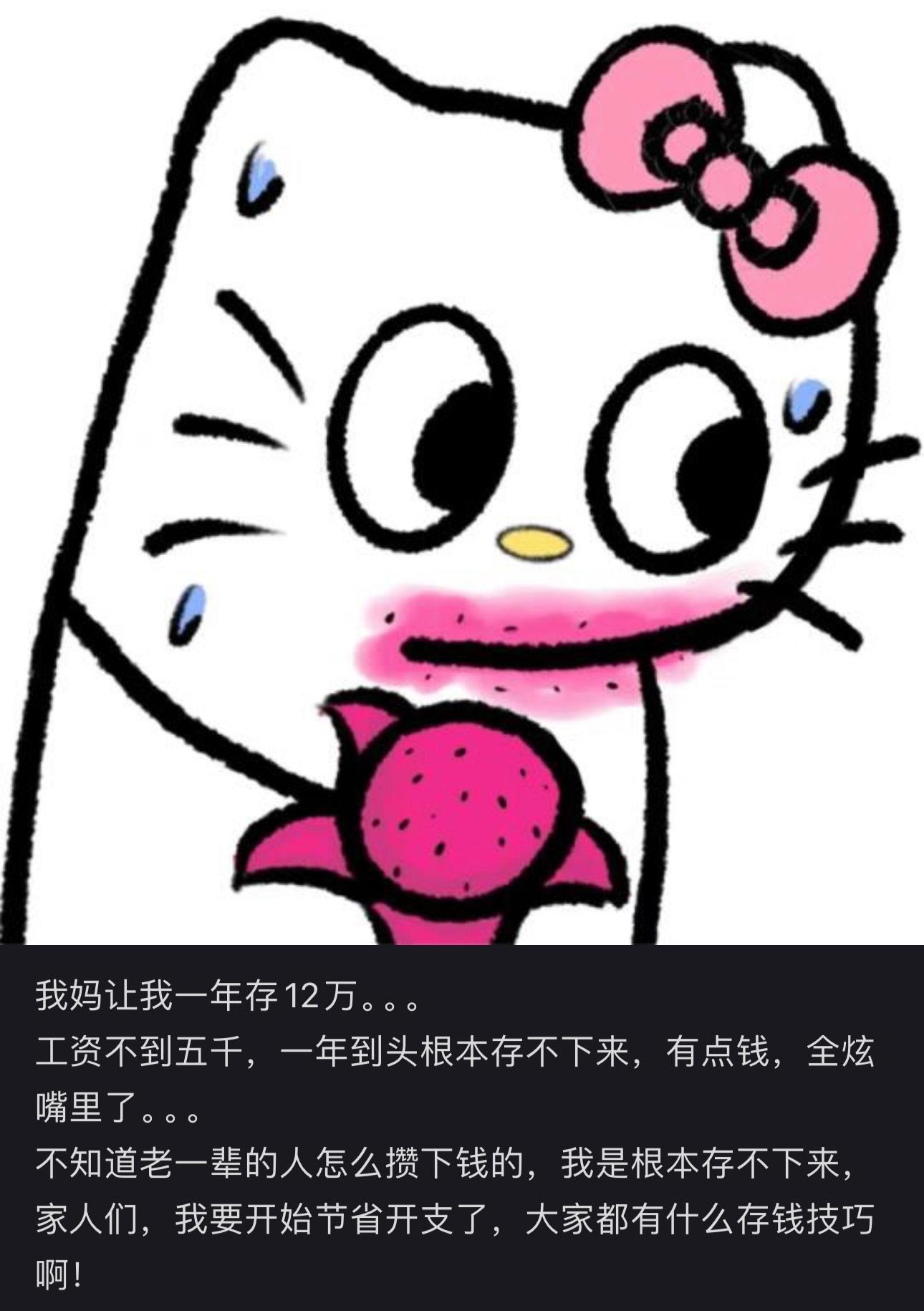 父母给12万，工资花光。