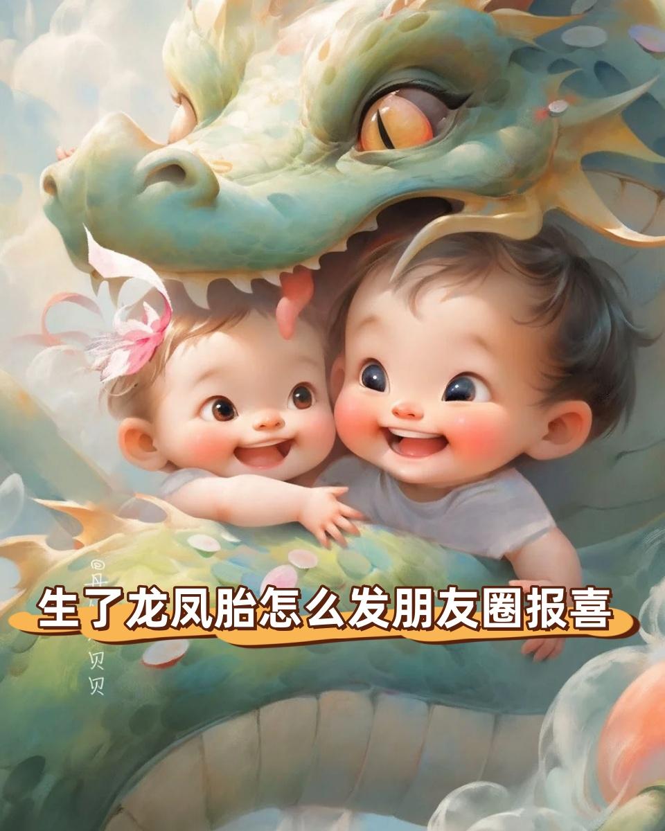 妻子生了女儿，男子挨个给亲朋报喜！龙凤胎降临，喜事成双！感恩有你们，生活更美好！