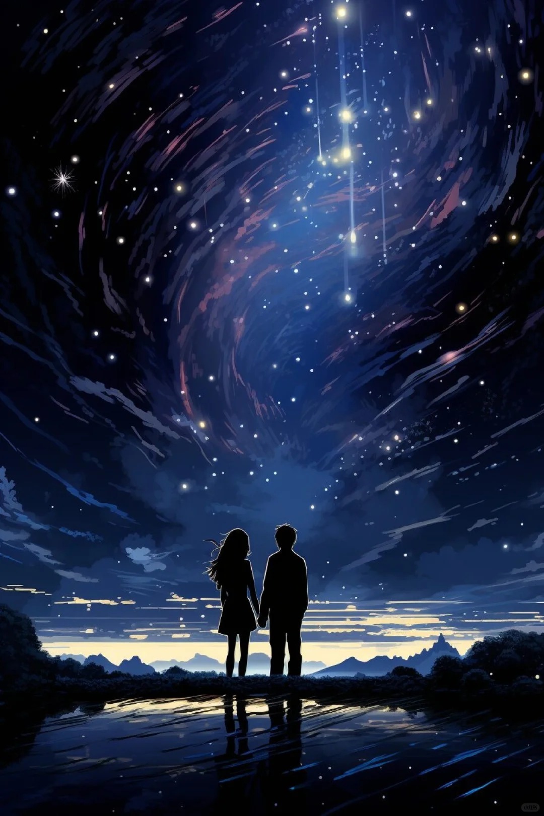 在那个夜晚，年度最美的彗星将于今晚现身。清澈的星空下，点点繁星如钻石般闪烁。你想