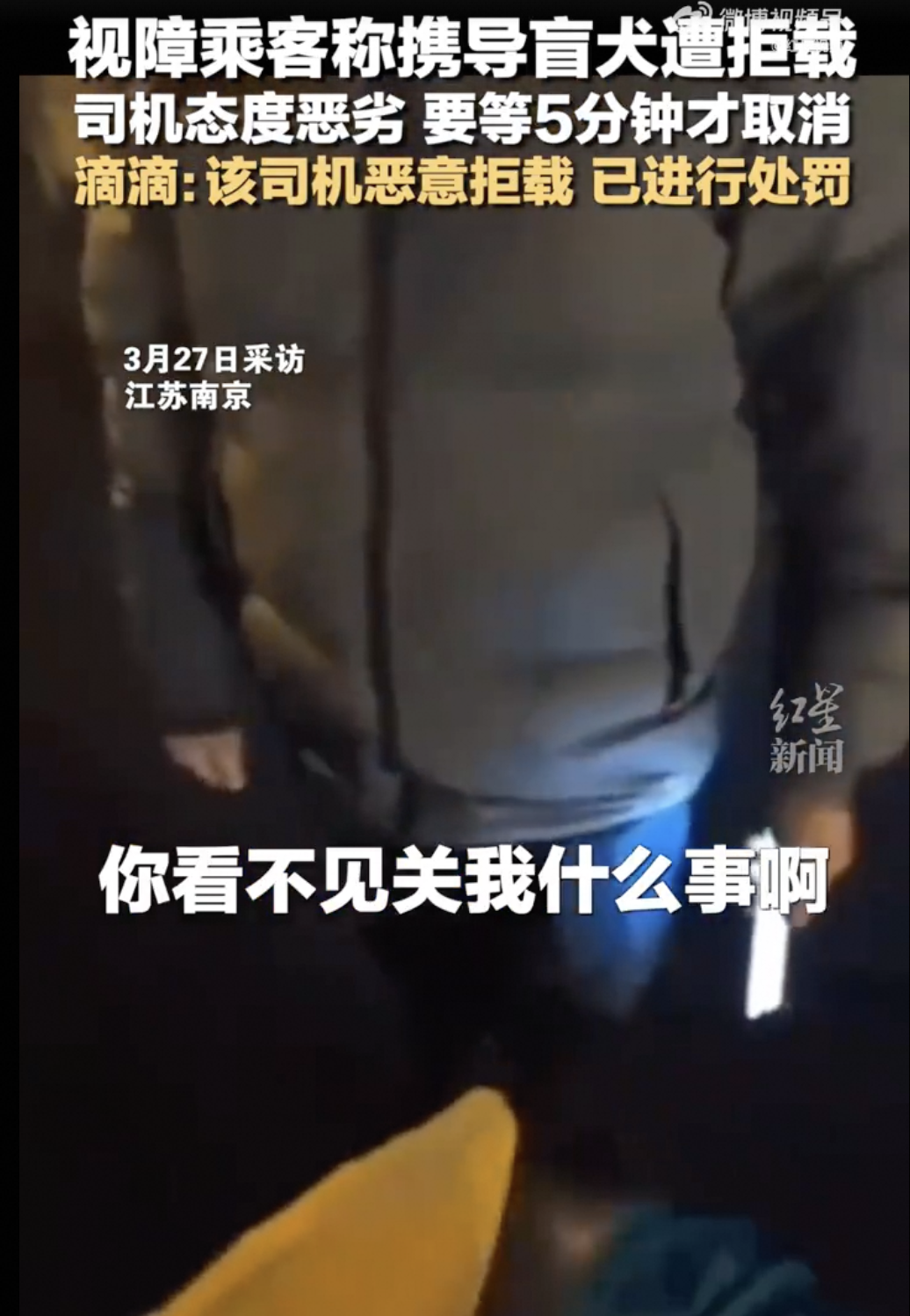 导盲犬跟你存在什么竞争关系是吗？？ 
