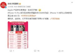 其中iphone15pro系列现货限时限量6099元起，iphone15标准版售