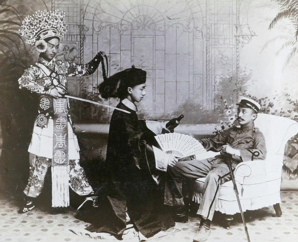 1912年左右上海，描述辛亥革命的剧照，你看懂了吗？ ​​​