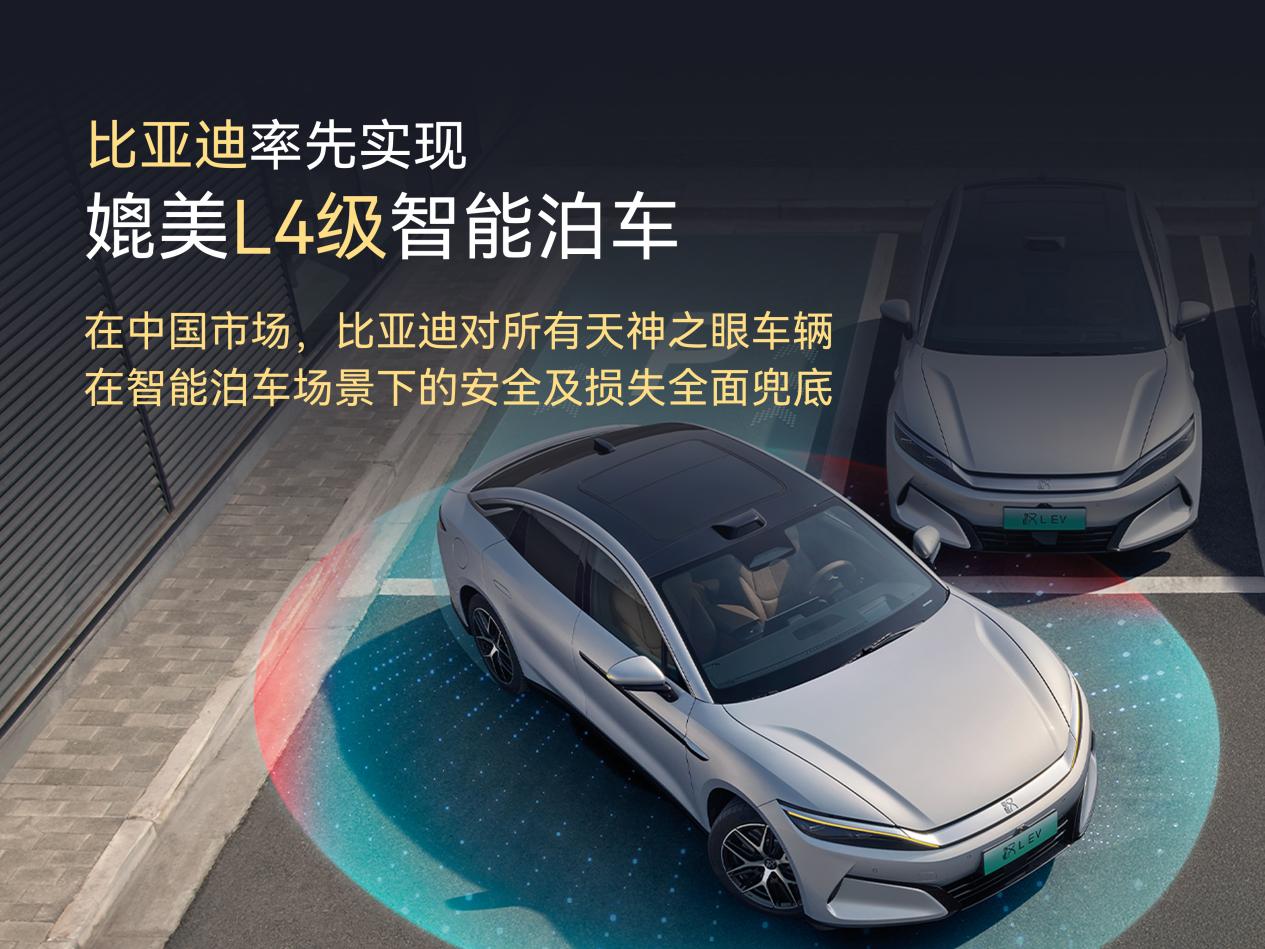 比亚迪率先媲美L4级智能泊车，官方承诺为安全兜底比亚迪率先媲美L4级智能泊车，官方承诺为安全兜底。这个消息前几天一经发出，就引发了不小讨论！
2025年买车看智驾，智驾已经成为消费者购车时的重要考虑因