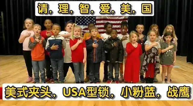 不知道公知看到这个图是啥感想？美国人同样宣传爱国主义，是不是可以称为U型锁、战鹰