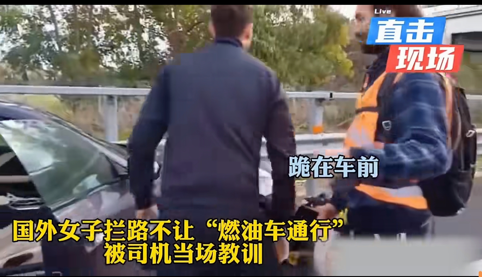 这种环保主义者，阻挡别人正常行车，就是精神不正常，也涉嫌犯罪。