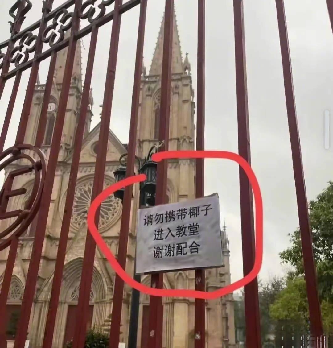 为什么教堂不能携带椰子，百思不得其解？