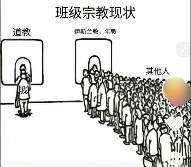 真没啥大惊小怪的，世界三大宗教是基督教、伊斯兰教和佛教。道教小众也是因为宗教特点，如果道教也像三大宗教那么多人，那就不是道教了。