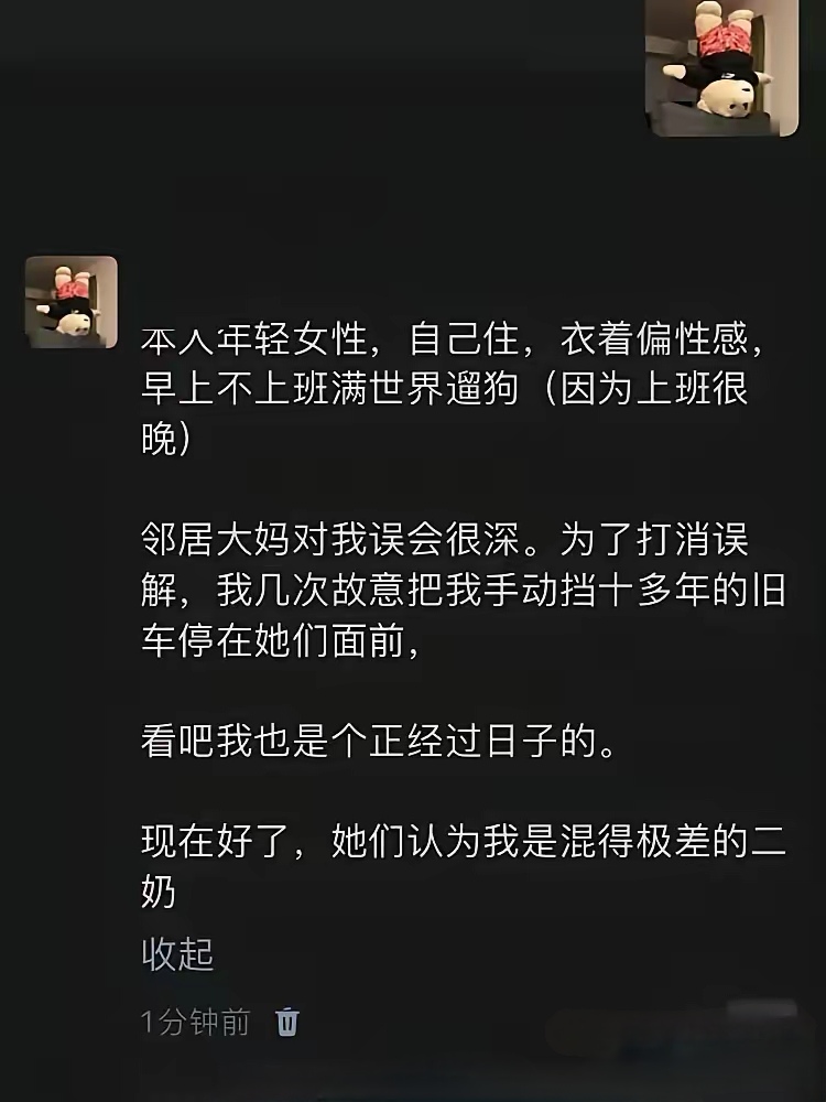 确实有点草率了，被人误认为是混的极差的二奶，事实上需要搞个豪车，基本就没人敢欺负了，因为不知道老板有多牛。