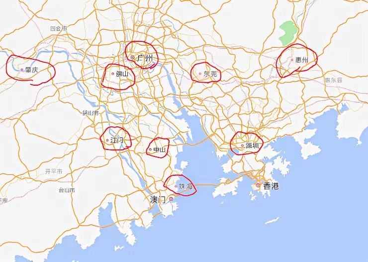 粤港澳大湾区有哪些城市。