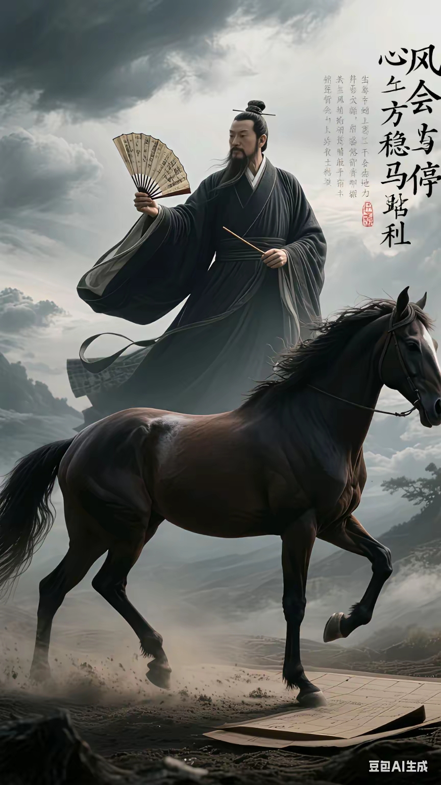 诸葛孔明推演！
第一名：生肖马
靠风：风会停
靠路：路会歧
靠勇：勇会疲
靠奔：奔会竭
靠速：速会失
靠闯：闯会迷
午马踏土应地利
恰在此刻
心定方稳驰千里