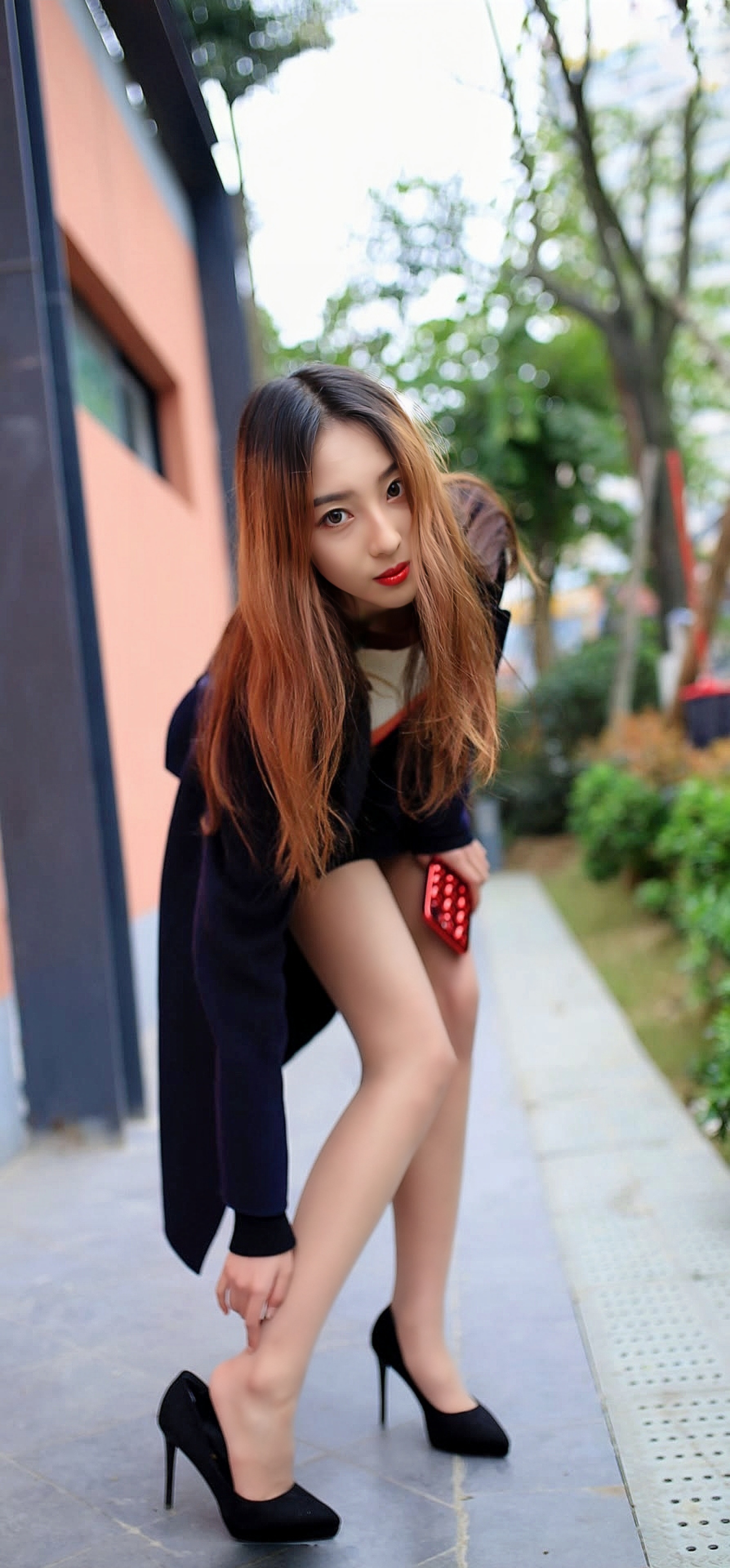 美女果然都是腿长