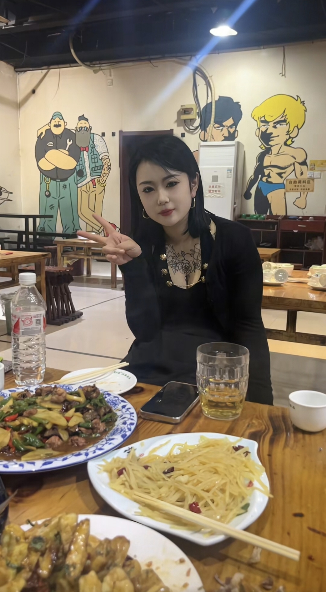简单家常菜，就自己喝两口