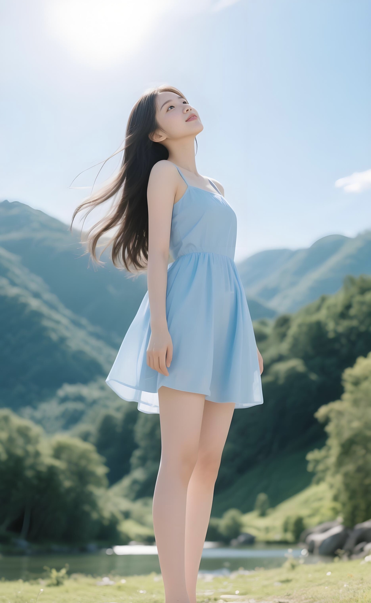 山静日长，拾得浮生半日闲。 