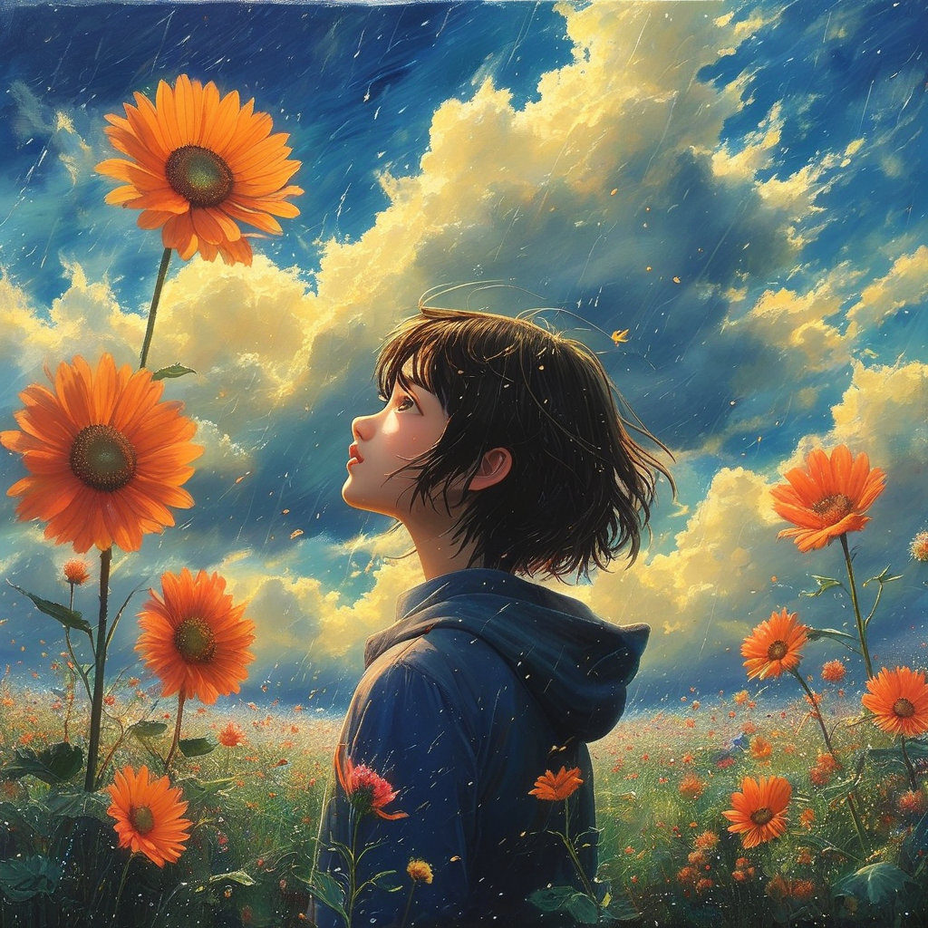 当我们心中涌动着希望的泉水，生活的田野便沐浴在温暖的阳光之下。那阳光如同温柔的诗句，轻轻拂过心田，唤醒沉睡的种子。它们破土而出，向着蓝天伸展绿色的梦想。在这片充满希望的土地上，每一朵花的绽放都是对生活