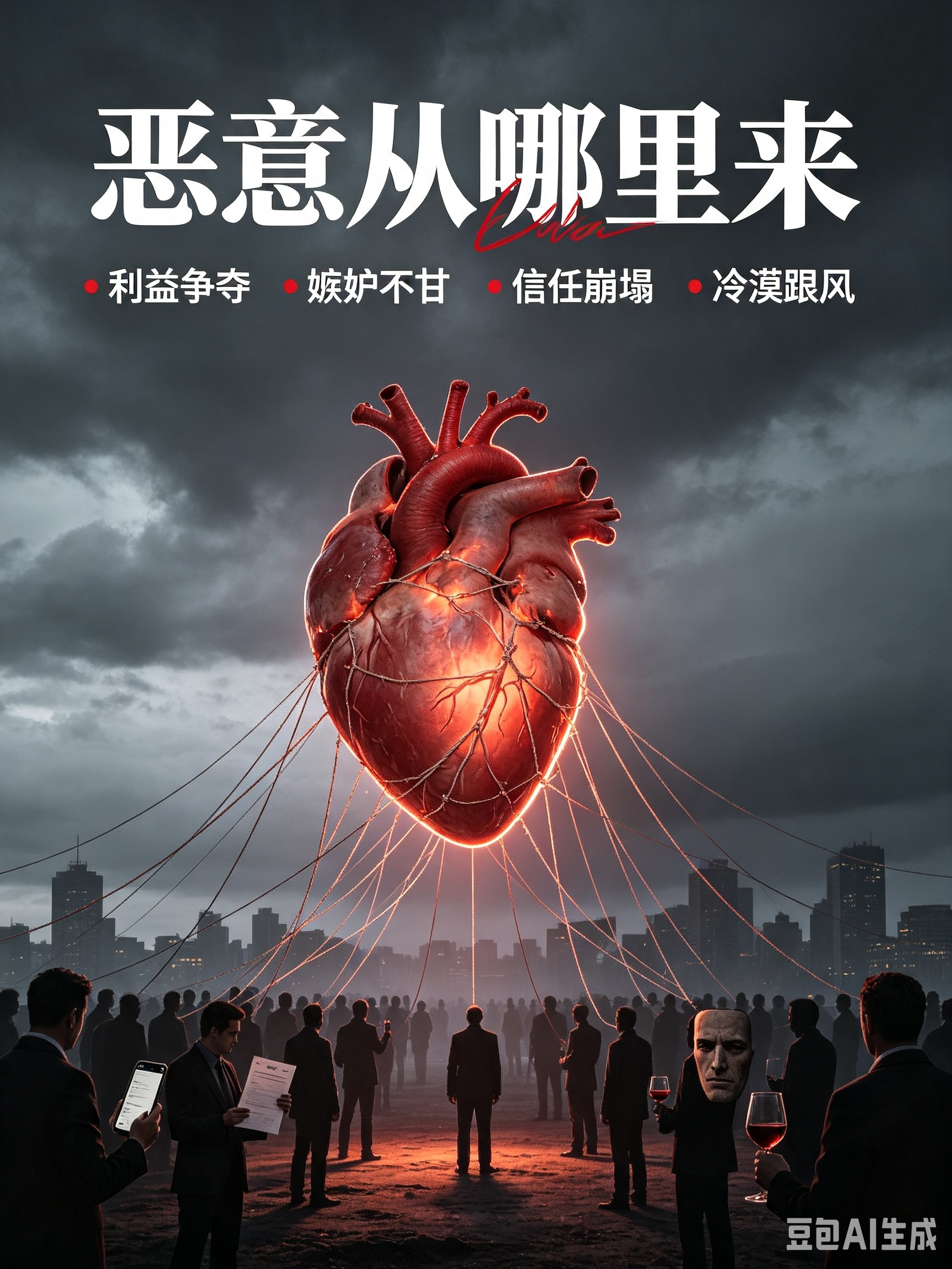 人与人之间为何会生出无尽的恶意
行走世间，我们总会心生疑惑：明明众生皆是凡人，本该相互体谅、彼此温暖，可人与人之间，却充斥着算计、猜忌、诋毁与伤害，无数恶意悄然滋生，让人倍感寒心。世间没有天生的恶人，
