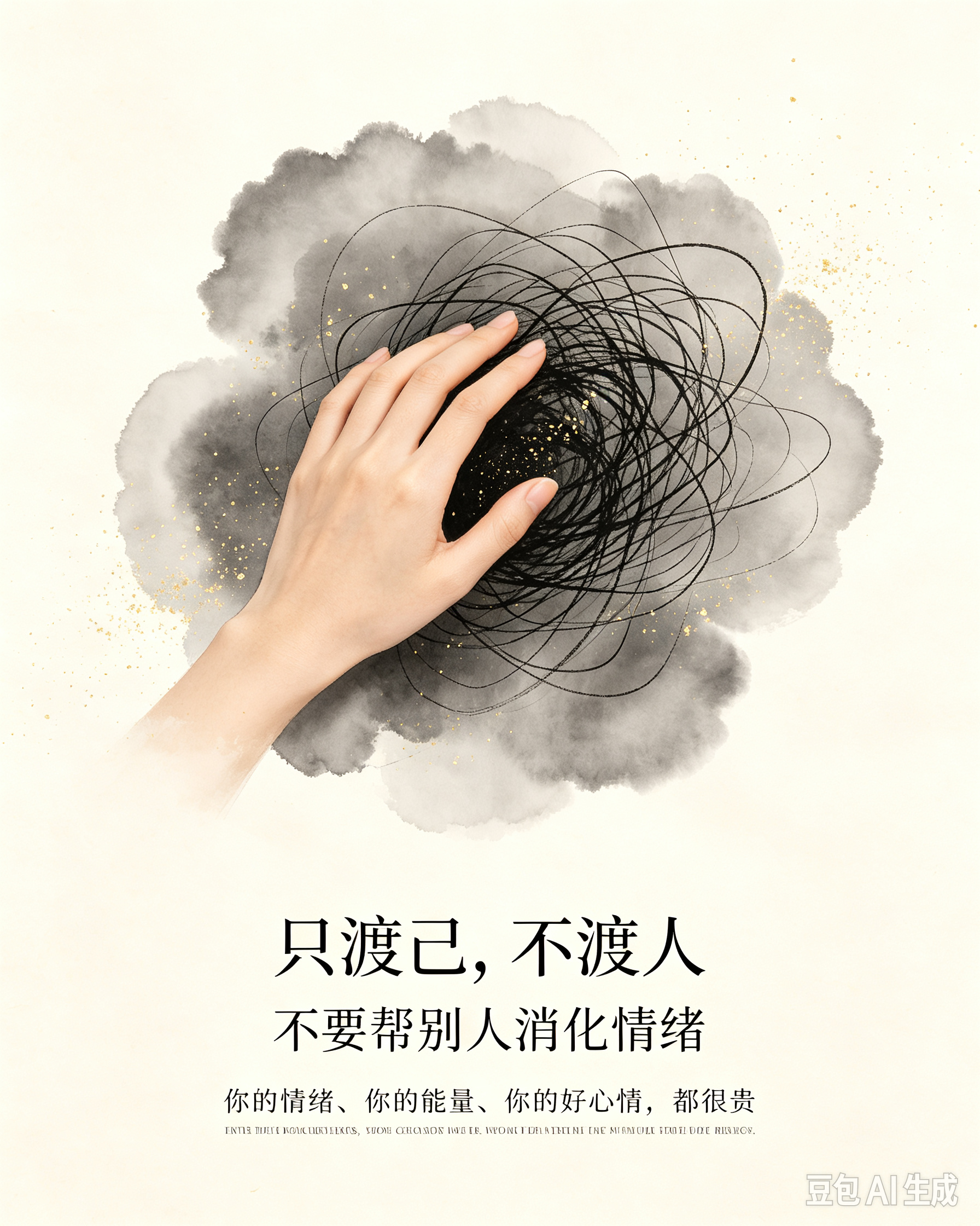 不要帮别人消化情绪，这是吃人社会的真相
成年人最清醒的认知，就是：永远不要主动帮别人消化情绪。
 
很多善良的人一辈子吃亏，不是输在能力，不是输在运气，而是输在太心软、太共情、太喜欢替别人兜底、替别人