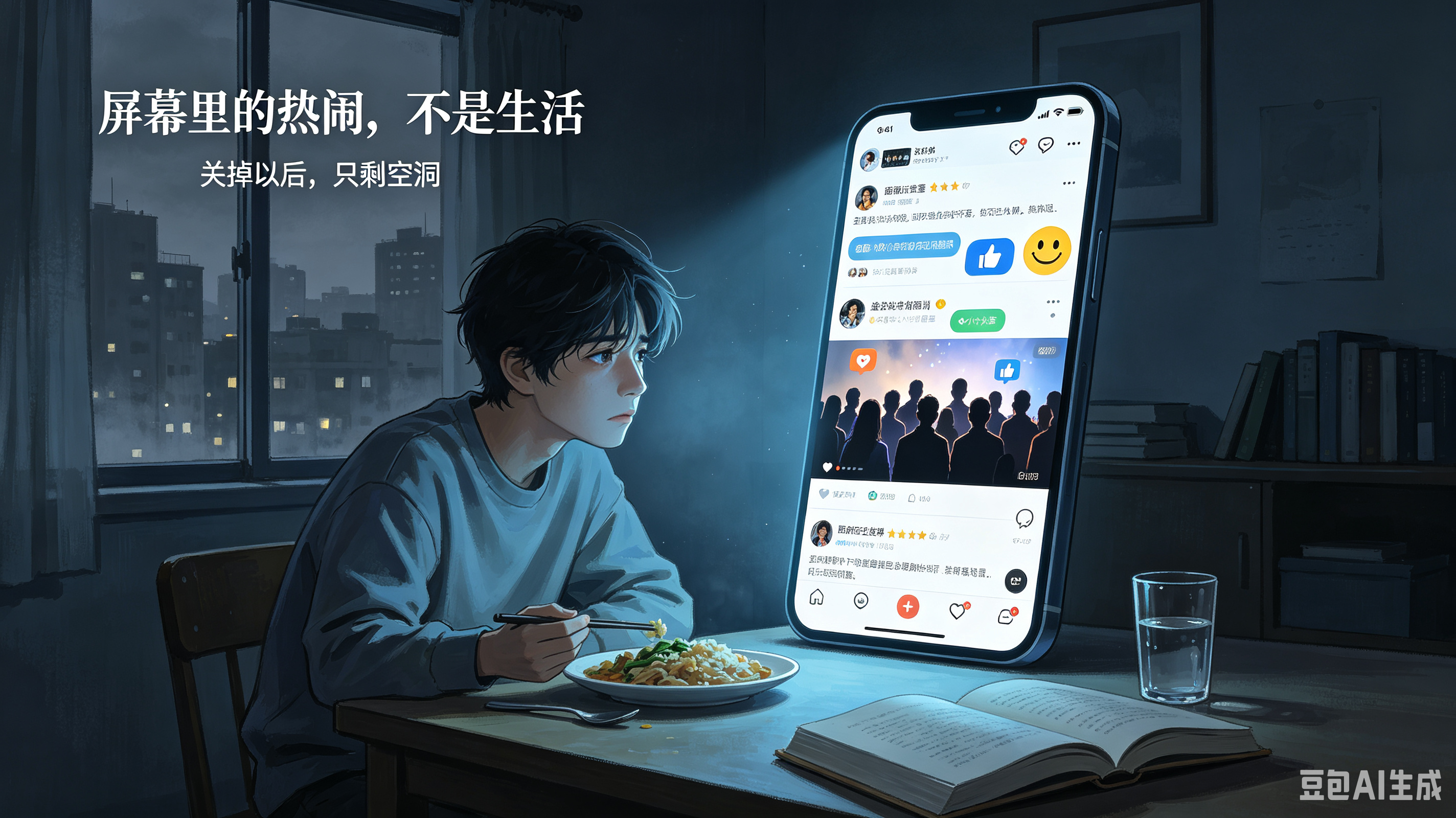 活在网络里，永远得不到真正的人生体验
现代人的生活，几乎一半以上都活在网络世界里。刷短视频、看评论、浏览动态、沉浸虚拟情绪。我们以为网络能填补空虚、带来快乐、看见更大的世界，可越沉迷越明白：网络给的所