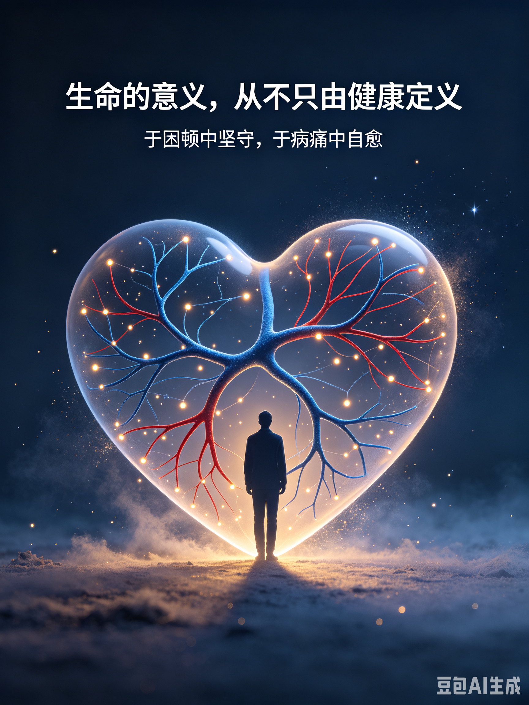 纵使身心困顿，活着自有万般意义
长期深陷神经系统与精神系统的紊乱，是无人能感同身受的煎熬。身体时常不受控制，大脑陷入混乱内耗，焦虑、疲惫与无力感日夜裹挟着自己。无数个难熬的深夜，我反复质问自己：满身病