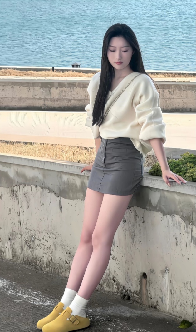 海边佳人