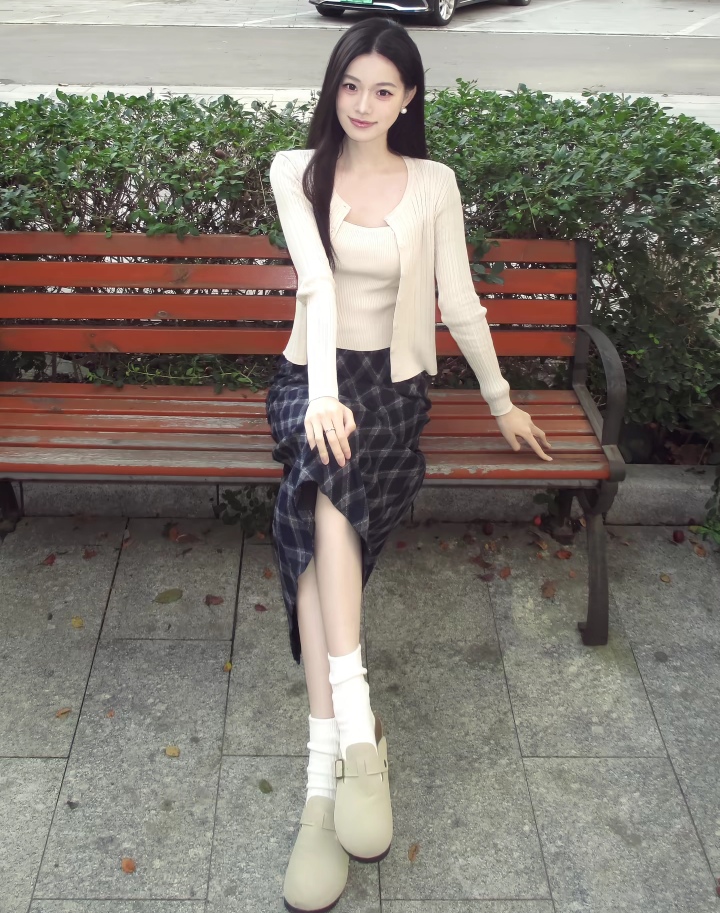 瘦是瘦点，身材好啊