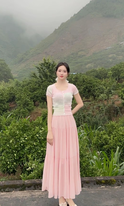高挑的身材，是我想像中的样子
