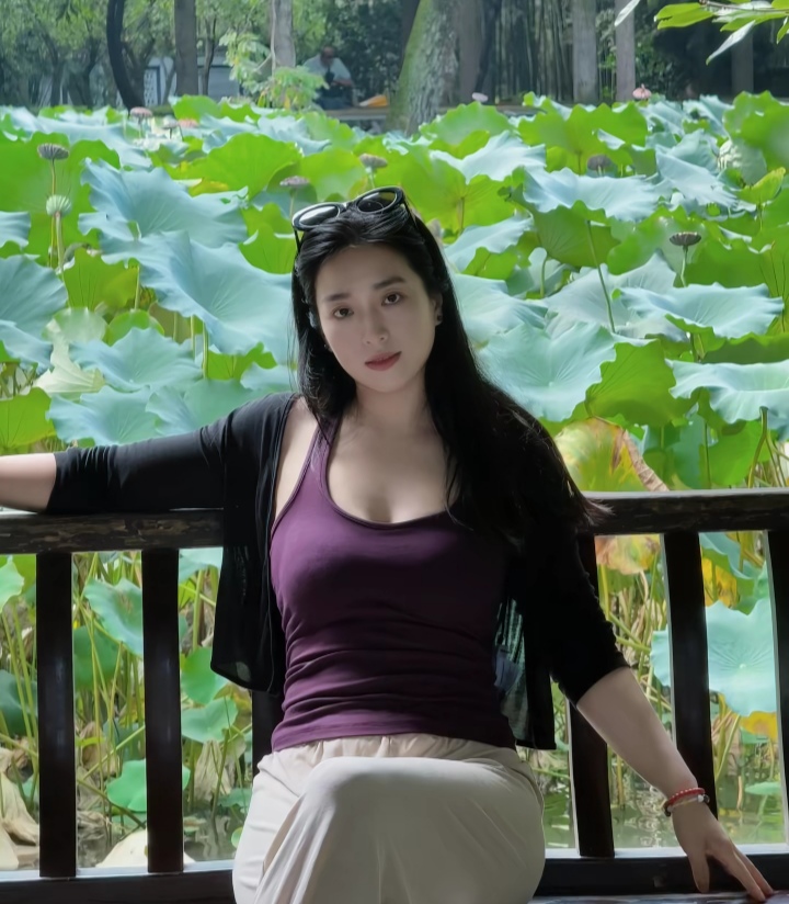 果然 紫色 很好看