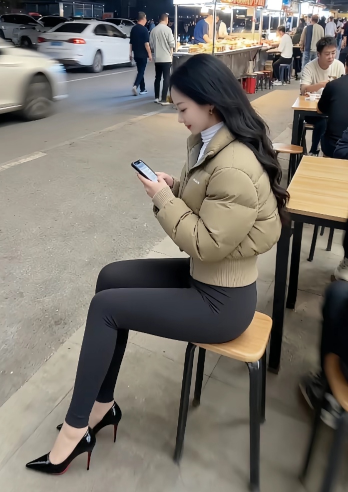 身材保持的不错。两个孩子的宝妈