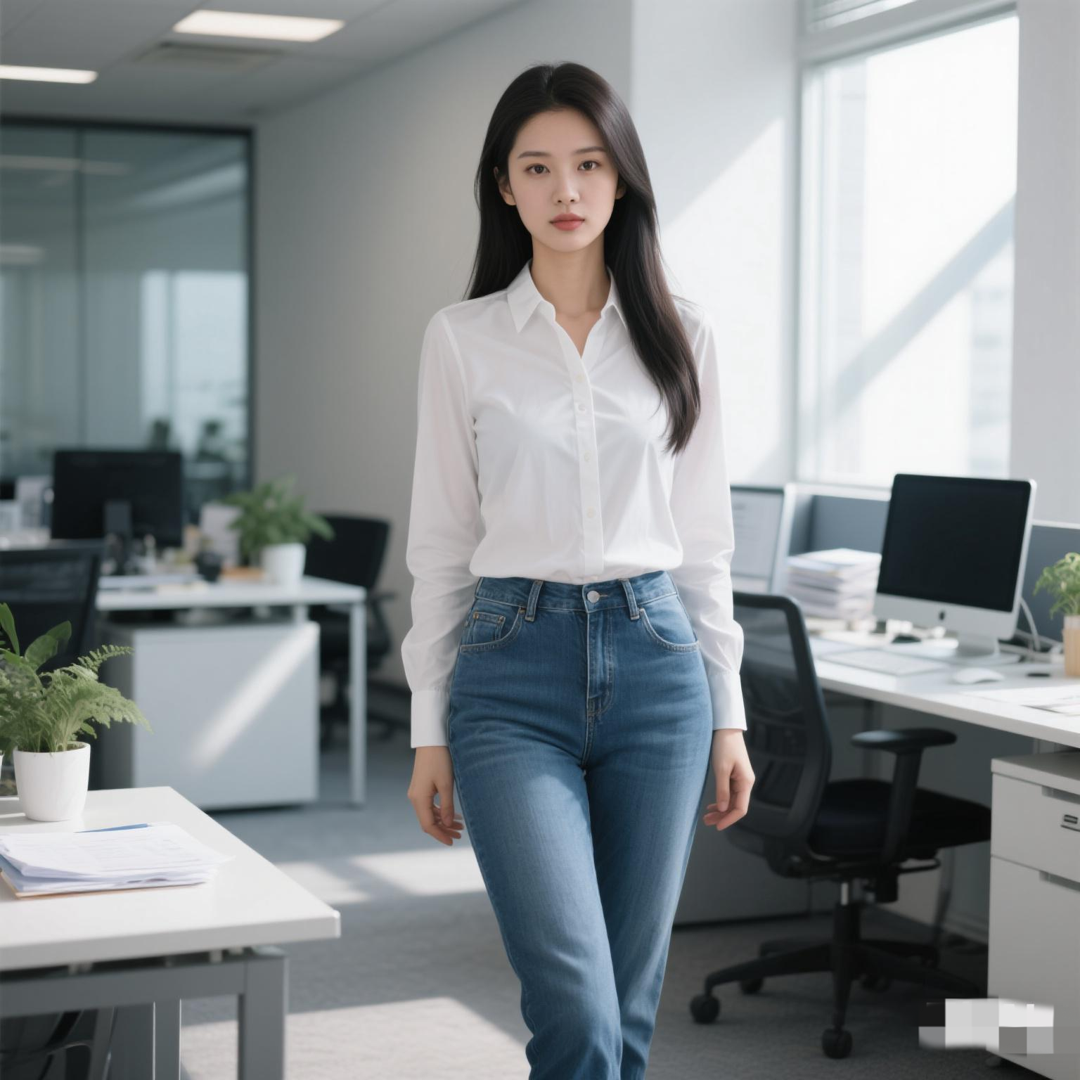 牛仔裤一样可以穿出自信#牛仔裤