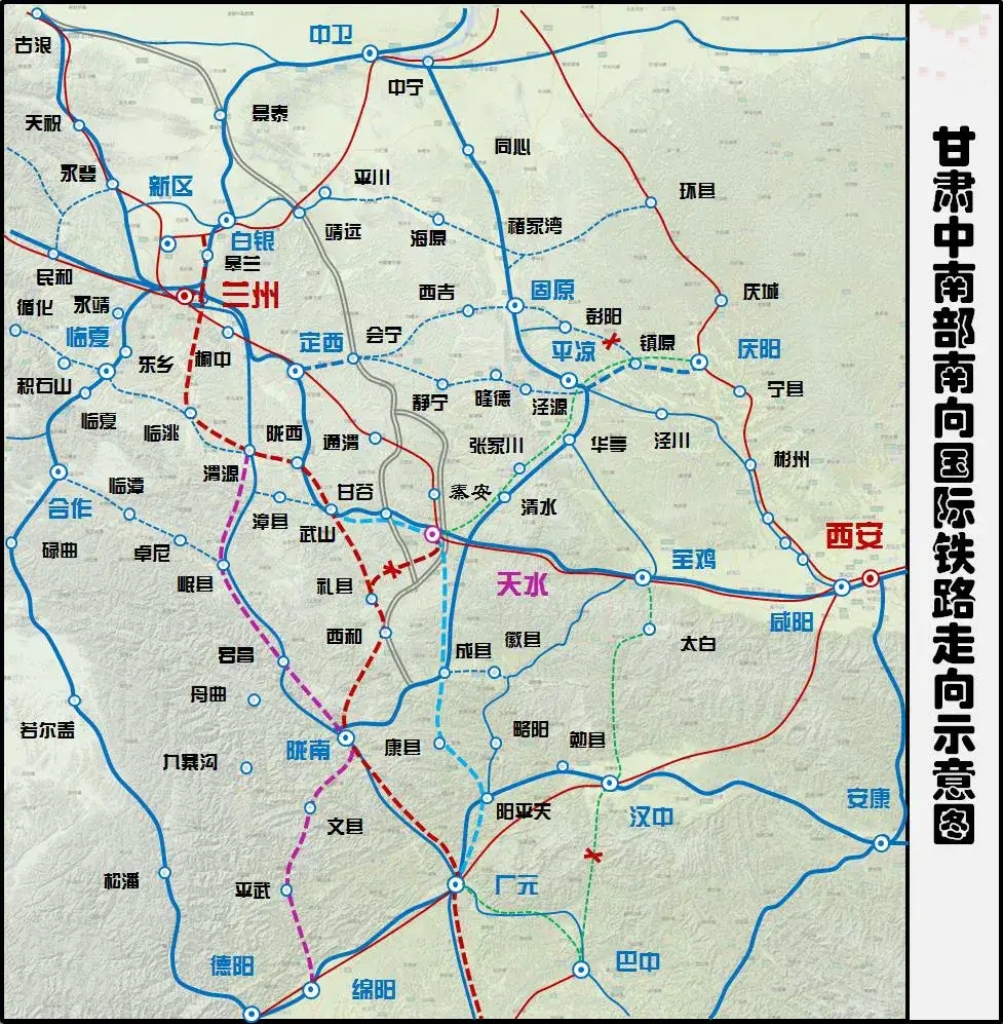 兰渝高速铁路经天水则银渝铁路只能走天水

兰渝高速铁路是国家骨干铁路，首先确定要