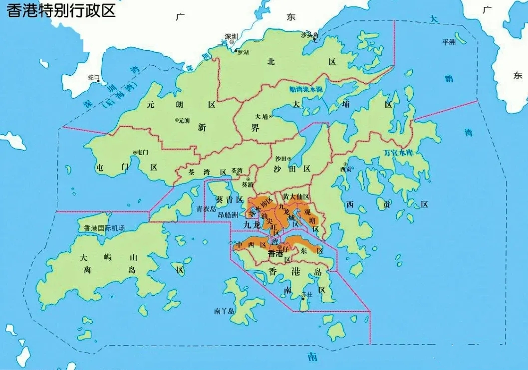 香港房价10多万一平，是真的很缺地吗？

香港的房价10多万一平，有的甚至能达到几十万一平，也许很多人认为香港寸土寸金，实在没有多余的土地开发房地产。真这么想就错了！

通过卫星地图可以看出，香港至少