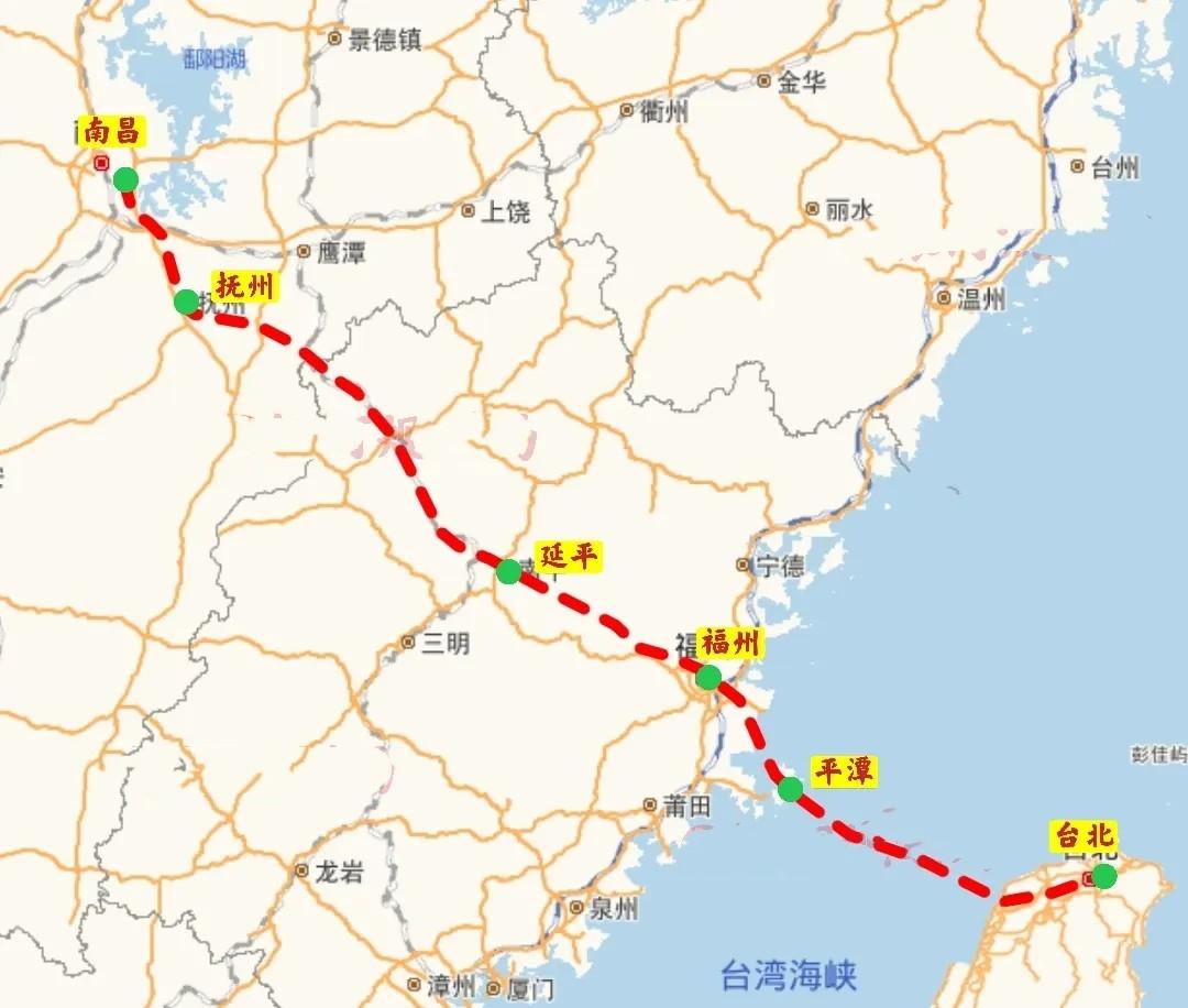 京港高铁和京台高铁有共线的路段