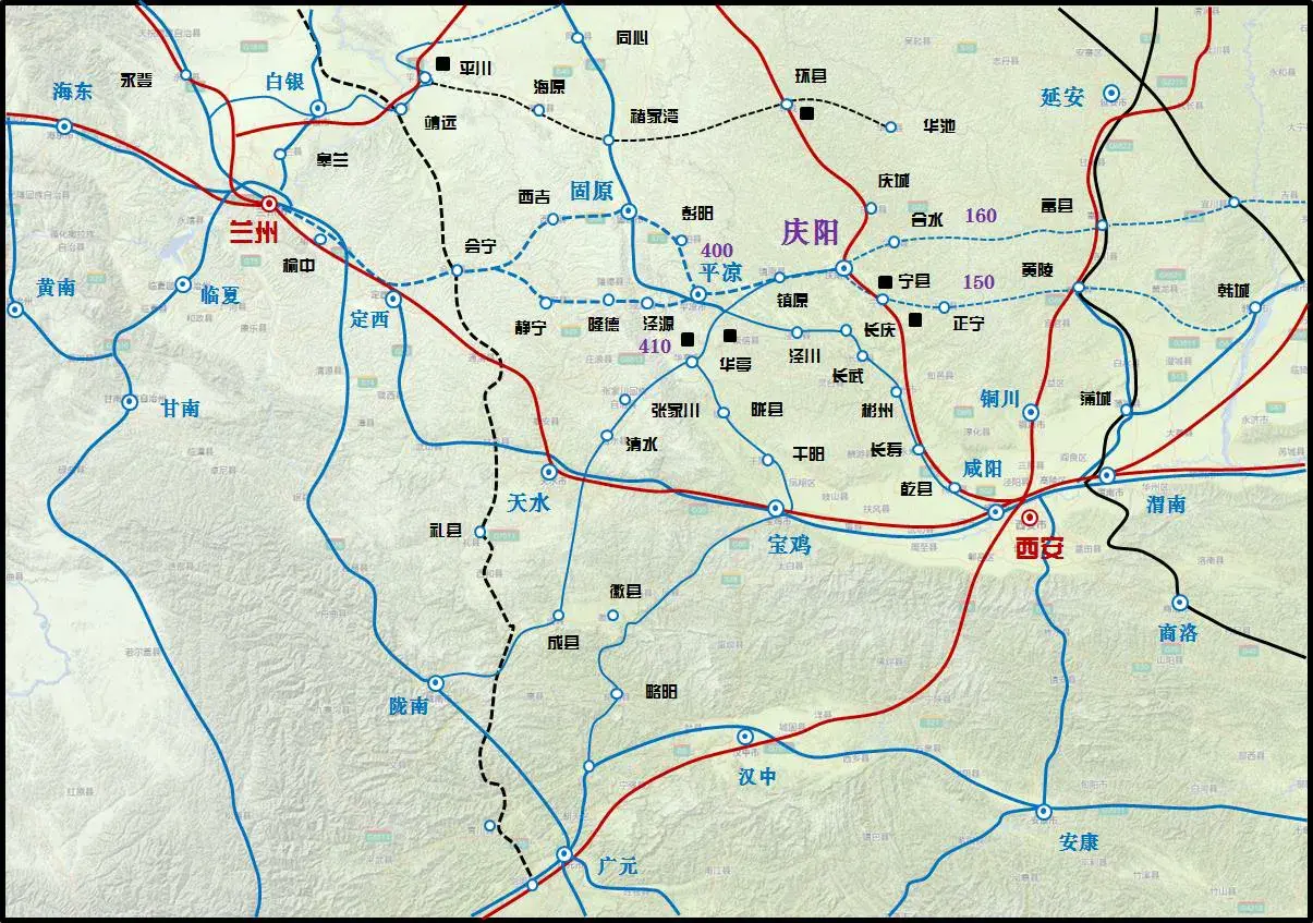 西吉与静宁铁路之争大局已定

定平庆铁路改为定固平庆铁路更贴切一点
宝中二线铁路