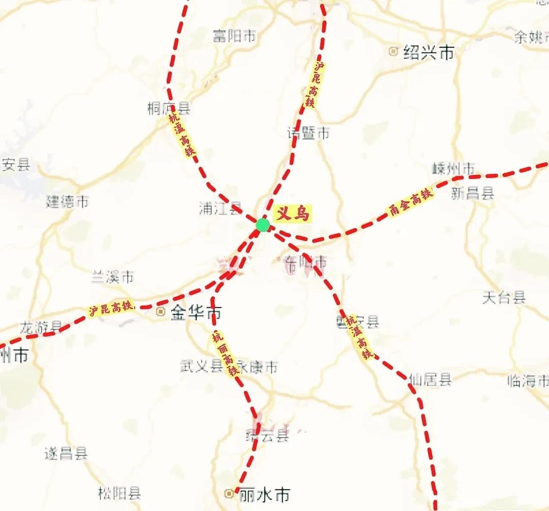 义乌的交通堪称县级天花板？


