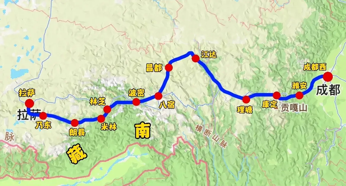 修建12年的超级工程，川藏铁路是我国邻居印度最关心的一条铁路，离我国藏南很近，2