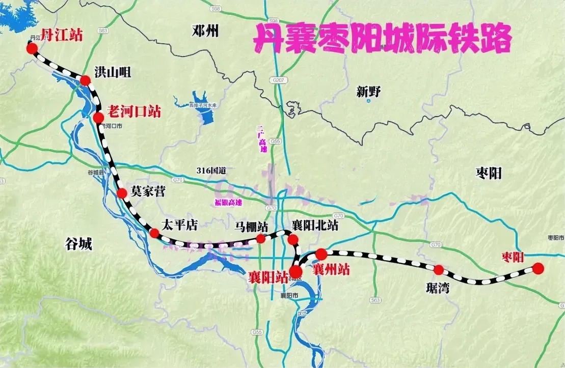 丹江口襄阳枣阳城际铁路什么时候开通？

襄阳应该推动电气化改造汉丹铁路襄阳至丹江