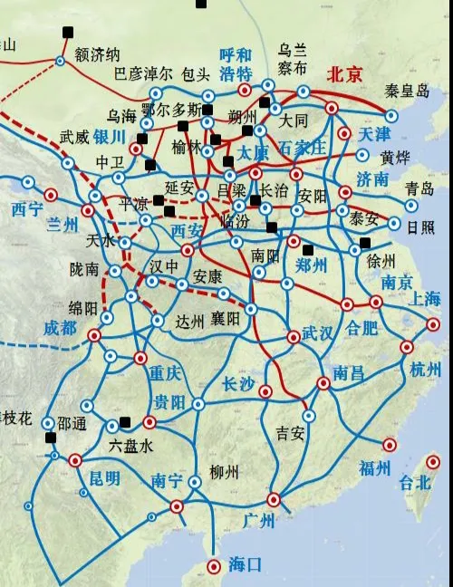一堆重载怎么撑起来，解列编组少通达多，东面咸阳西面渭南占了大半天！<!--{im