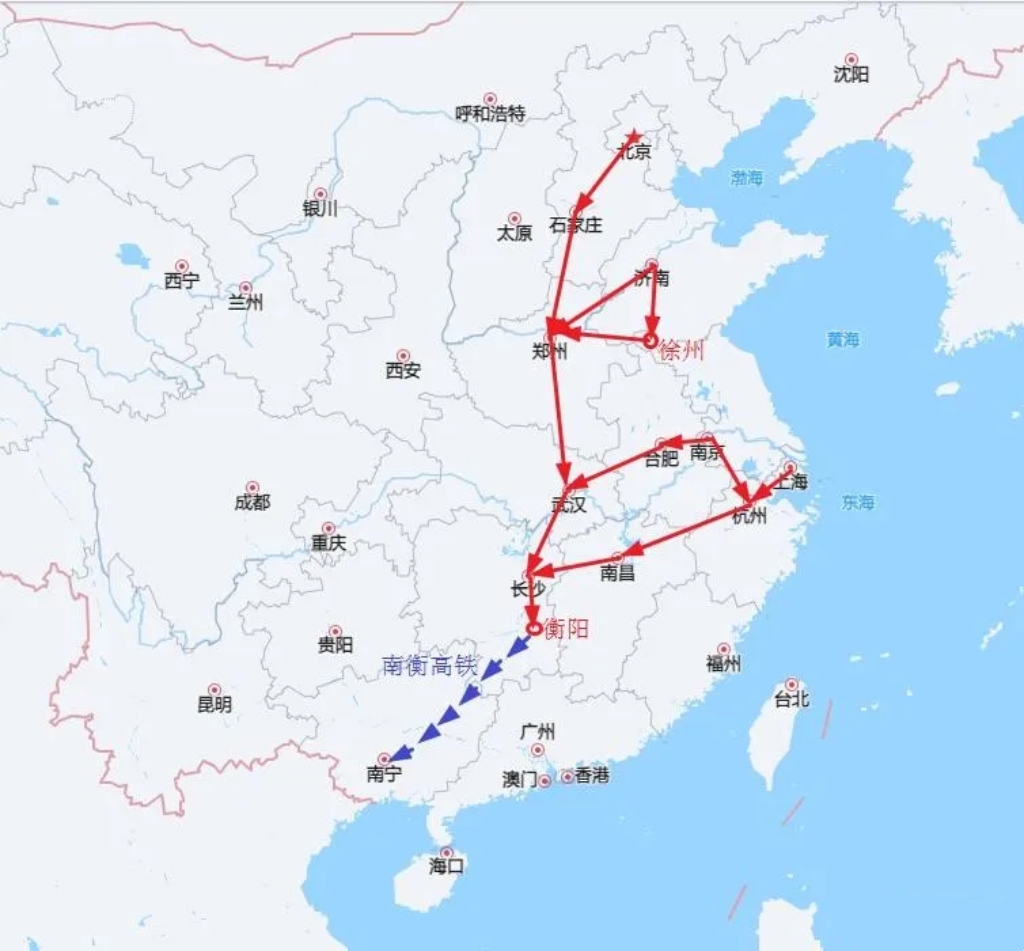 南衡高铁最近没消息，是不是卡壳了，是因为新建铁路平行线的新规吗？

小半个国内主
