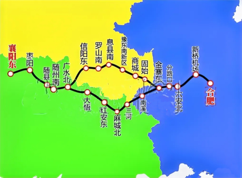 合襄高铁双线路 走襄麻合最优

合襄高铁双线路。走信阳不如走麻城，随州连接信阳非常难。走南线对于湖北而言意义重大，推不动北线不如来个襄阳—麻城—合肥！