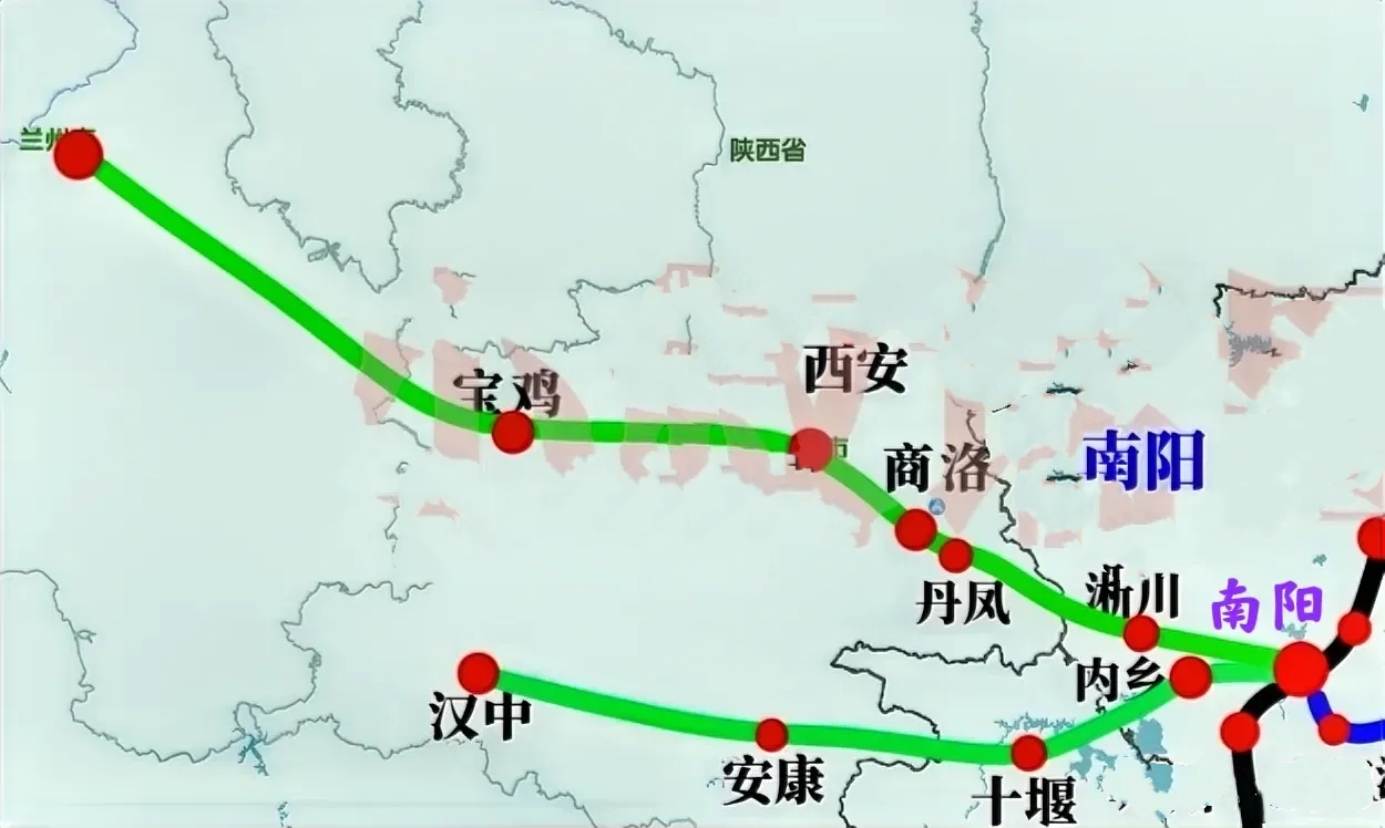 南阳向西应该连西安而不是什么十堰安康！

南阳别再说什么合康高铁了 别再想着连什