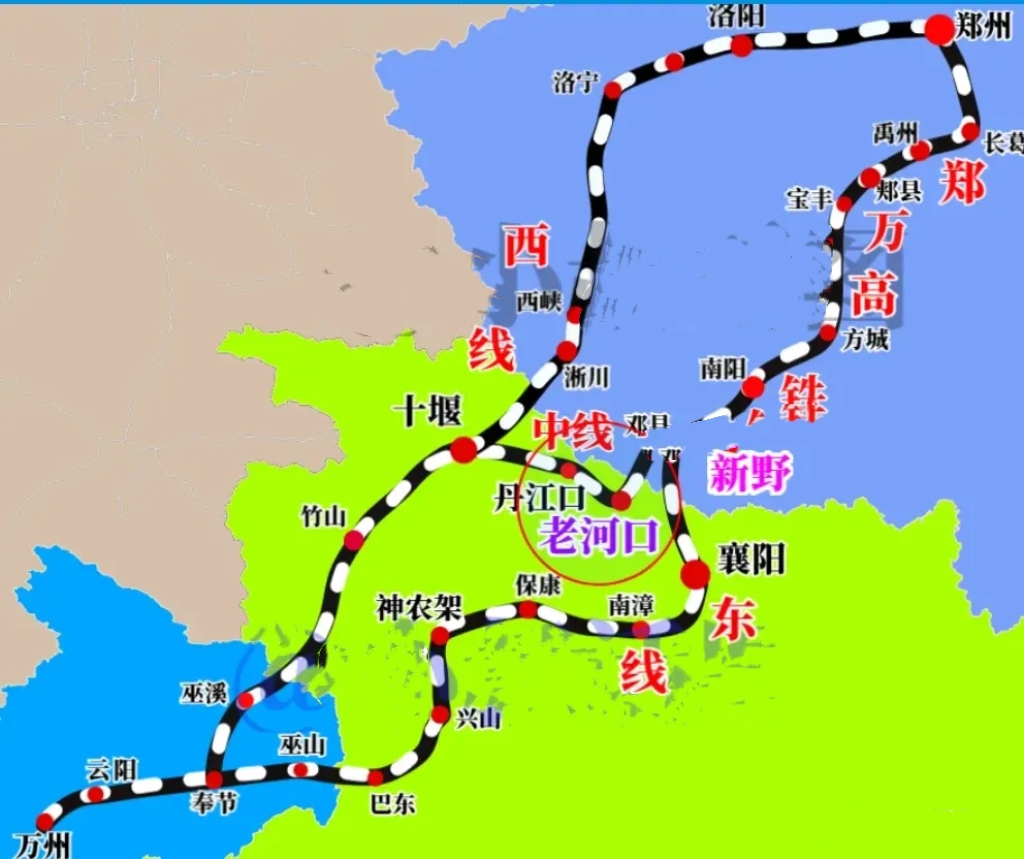 新野、老河口：南襄盆地俩难兄难弟

新野和老河口为什么是高铁难兄难弟？他们一圈的