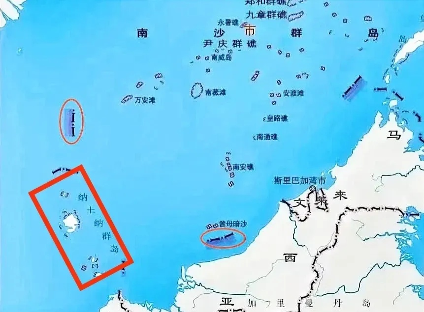 纳土纳群岛是我国最大的痛。

看图，纳土纳群岛位置非常好，紧邻马来西亚和印度尼西
