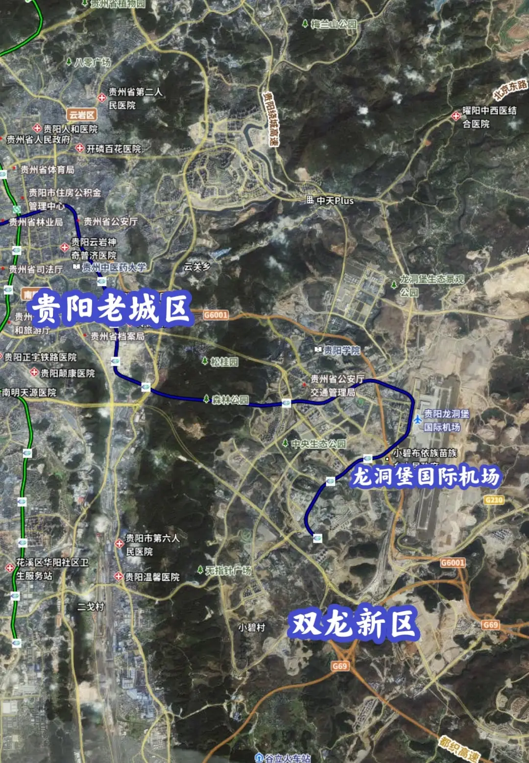 全国为数不多的建在市区的国际机场！贵阳龙洞堡国际机场

一般来说，大型国际机场都是远离市区的，但是国内有一些城市的机场离市区很近，甚至在市区里，其中一个就是贵阳龙洞堡国际机场。

龙洞堡国际机场位于贵