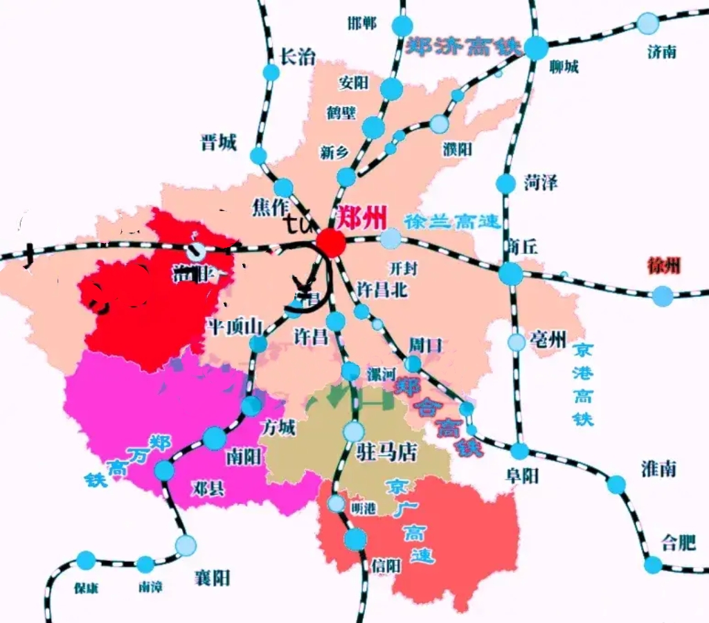 河南高铁有多发达

河南的高铁发展水平在全国属于上游水平，米字形高铁四通八达，名
