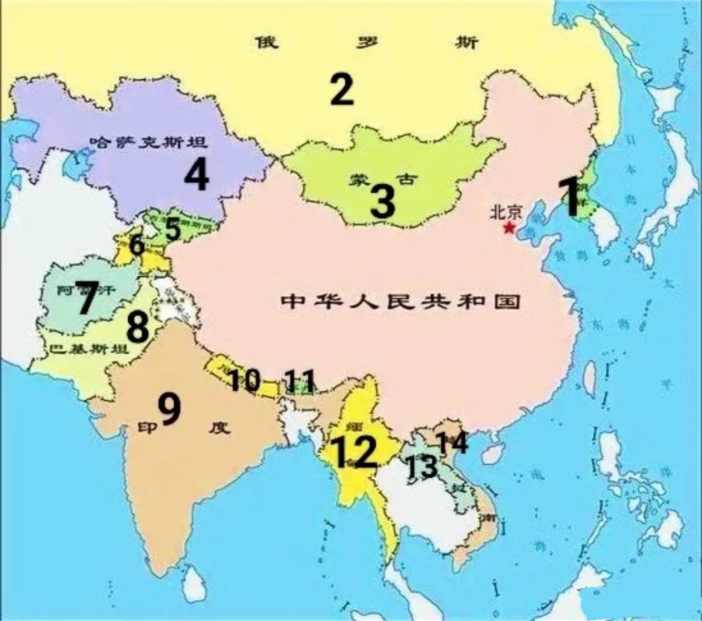 原本和中国陆地接壤的国家15个，现在为何变成了14个？

上世纪70年代，也就是1975年之前，同中国接壤的国家有15个之多，是世界上陆地接壤最多的国家。

目前，俄罗斯和中国是世界上邻国最多的两个国