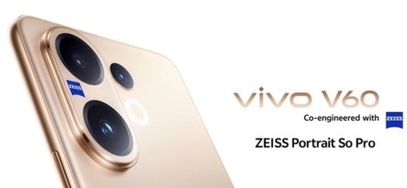 [资讯]vivo V60新机正式发布，你要的都有了！新机配备了一块6.77英寸AMOLED屏幕，支持120Hz刷新率、P3广色域、HDR10+及高对比度，搭载骁龙7 Gen 4移动平台，内置6500m